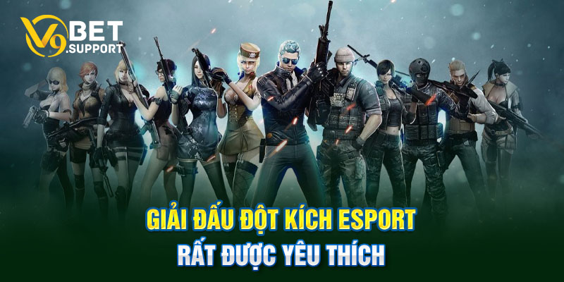 Giải đấu Đột kích Esport rất được yêu thích